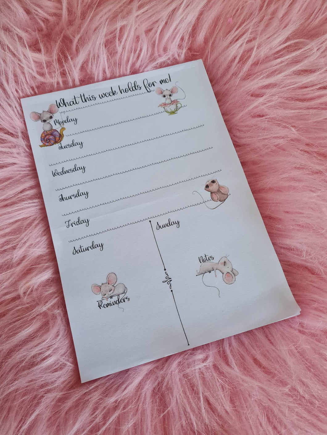 Desk Top Planner Pads