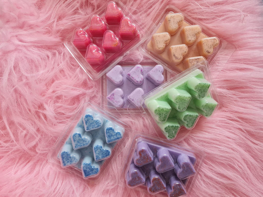 Wax heart clams